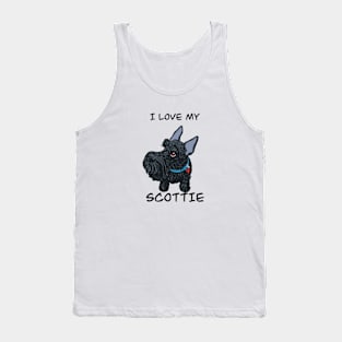 I love my scottie Tank Top